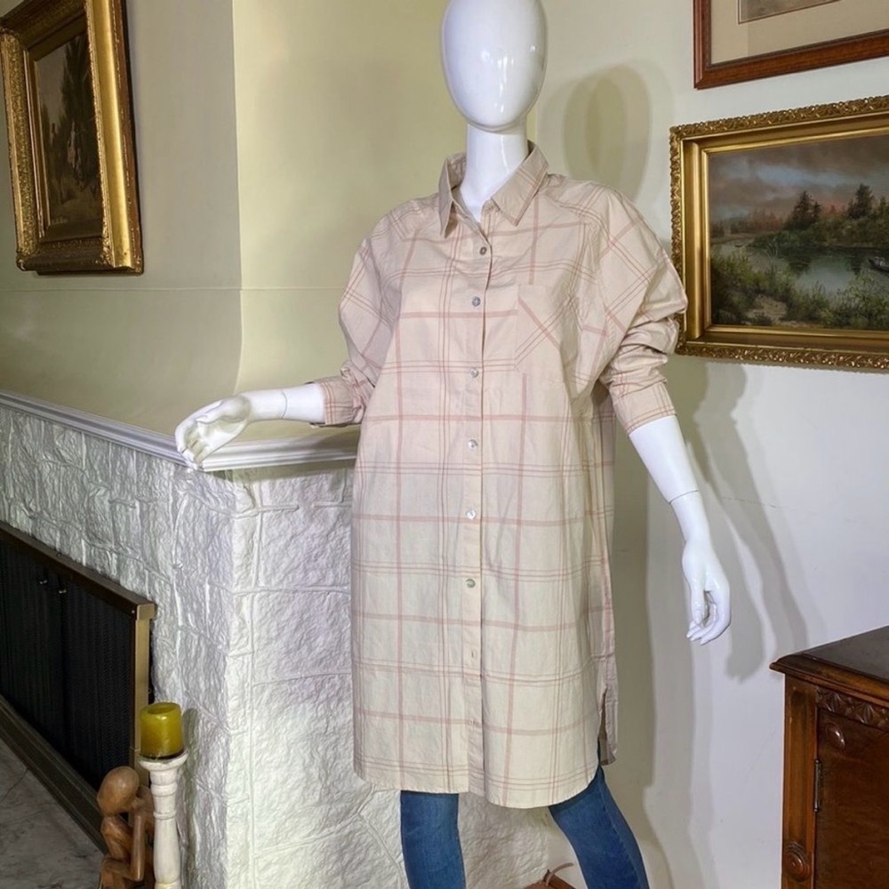 (EUC) Jackson Rowe oversized button down shirt/dress